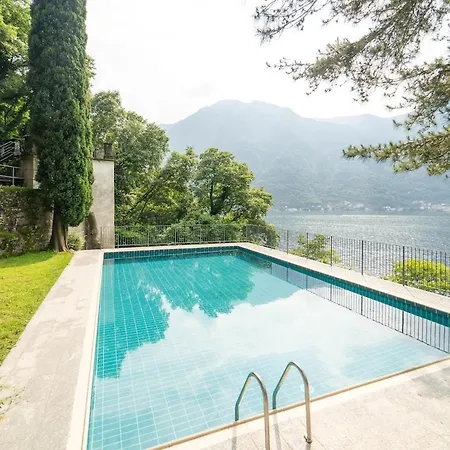 Lakefront With A View, Parking And Swimming Pool Apartment Nesso